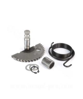 AXE DE KICK COMPLET ADAPT PEUGEOT KISBEE V-CLIC SYM 50 ORBIT 4T TNT MOTOR ROMA BOSTON  50cc 4T 10 POUCES  (GY6 139QMA/B)