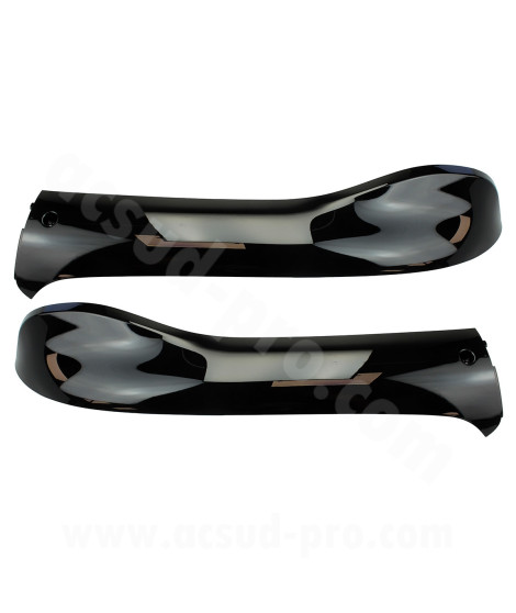 BAS DE CAISSE ADAPT SYM FIDDLE 2 50cc 4T 2011-2021 125cc 2010-2014 NOIR (2 PIECES) (OEM : L:83620-ALA-0000 - R:83520-ALA-0000)