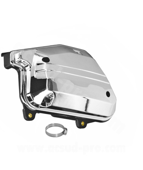 BOITIER FILTRE A AIR COMPLET ADAPT MBK 50 BOOSTER 1990-2003 STUNT 1990-2003 YAMAHA 50 BWS 1990-2003 CHROME (OEM : 3AA-E4400-00)