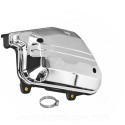 BOITIER FILTRE A AIR COMPLET ADAPT MBK 50 BOOSTER 1990-2003 STUNT 1990-2003 YAMAHA 50 BWS 1990-2003 CHROME (OEM : 3AA-E4400-00)