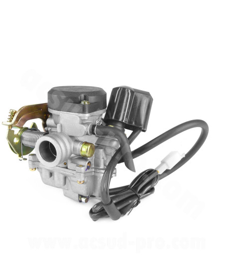 CARBURATEUR COMPLET ORIGINE TNT MOTOR ROMA EURO 3 ADAPT SCOOT CHINOIS GY6 50CC 4T 10P KYMCO AGILITY 4T PEUGEOT KISBEE 4T