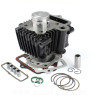 CYLINDRE PISTON MOTO TNT FONTE ADAPT REPLIQUES DAX CITY SKYTEAM 50cc YAMASAKI KYMCO KPW EUROCKA4T Ø39 (MOTEUR 139FMB)