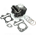 CYLINDRE SCOOTER CARENZI  FONTE ADAPT PIAGGIO 50CC 4T ZIP FLY LIBERTY VESPA LX ET4 Ø49mm  (OEM : 969603 MOTEUR 2 SOUPAPES)