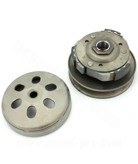 EMBRAYAGE COMPLET ADAPT HONDA 125 SH 125 SHi 125 NES@ SWING KYMCO 125 AGILITY 125 LIKE 125 PEOPLE MALAGUTI 125 BLOG 125