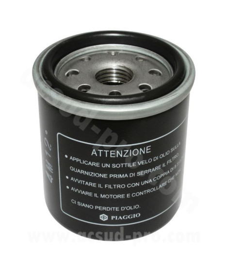 FILTRE A HUILE MAXISCOOTER ORIGINE PIAGGIO 400-500 MP3 X8 X9 X10 BEVERLY/GILERA 500 NEXUS FUOCO GP800 APRILIA SCARABEO ATLANTIC