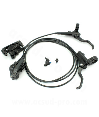FREIN VELO A DISQUE HYDRAULIQUE BR-MT200 AVANT ET ARRIERE (LA PAIRE) + DURITE 1650MM AVEC OLIVES ET INSERTS