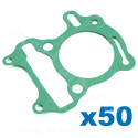 LOT DE 50 JOINTS EMBASE MOTEUR SCOOTER ADAPT SYM 4T 50 MIO ORBIT PEUGEOT TWEET VIVACITY3 LUDIX 4T TNT MOTOR HALO