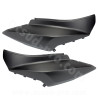 PAIRE COQUES CARENAGES ARRIERE ADAPT SYM ORBIT 2  NOIR MAT  50 125cc 2T ET 4T 2010-2014 (OEM: 83500-AAA-0001 83600-AAA-0001)