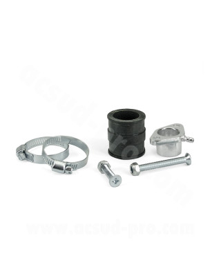 PIPE ADMISSION SCOOTER SOUPLE ADAPT PEUGEOT 50 TKR TREKKER SPEEDFIGHT BUXY ELYSEO VIVACITY (ENSEMBLE AVEC PIPE + RACCORD)