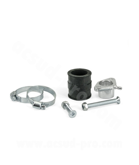 PIPE ADMISSION SCOOTER SOUPLE ADAPT PEUGEOT 50 TKR TREKKER SPEEDFIGHT BUXY ELYSEO VIVACITY (ENSEMBLE AVEC PIPE + RACCORD)