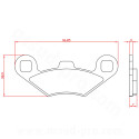 PLAQUETTE DE FREIN MAXISCOOTER QUAD  BRENTA ADAPT PEUGEOT METROPOLIS 400I POLARIS 400 SPORTSMAN AV 350 SPORTSMAN 4x4