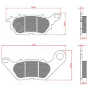 PLAQUETTE DE FREIN MAXISCOOTER BRENTA ADAPT YAMAHA 125 XMAX 2018 300 XMAX 2017 AR 320 MT-03 2016 AV 320 YZF-R3 2015 YBR 125CC