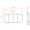 PLAQUETTE DE FREIN MOTO BRENTA ADAPT BMW 850 R RT 1100 R S 1150 R GS 1150 R RT 1200 R GS 1200 K GT 1200 K RS 1200 K GS 1200 R RT