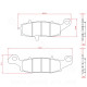 PLAQUETTE DE FREIN MOTO BRENTA ADAPT KAWASAKI 650 ER-6N 2006 650 VERSYS 2007 1100 ZEPHIR 1997 VN 1500 AV SUZUKI GSX 600 F 650