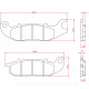 PLAQUETTE DE FREIN SCOOTER MOTO  BRENTA ADAPT SCOOTER ELECTRIQUE NIU N-SPORT RIEJU RS2 HONDA CBF 125CC AV