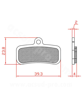 PLAQUETTE DE FREIN VELO BRENTA E-BIKESEMI METAL COMPATIBLE SHIMANO XTR M9120 XT M8120/M8020 SLX M7120 SAINT M820/M640/810