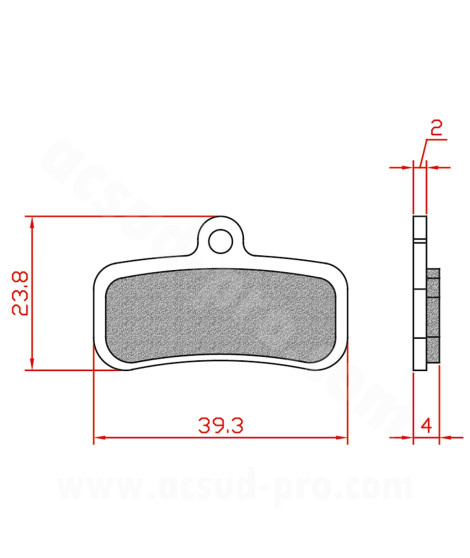 PLAQUETTE DE FREIN VELO BRENTA E-BIKESEMI METAL COMPATIBLE SHIMANO XTR M9120 XT M8120/M8020 SLX M7120 SAINT M820/M640/810
