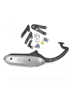 POT D'ECHAPPEMENT SITO SCOOT ADAPT MBK 50 NITRO 1997-2003 YAMAHA 50 AEROX 1997-2003 MALAGUTTI 50 F15 FIREFOX F12 (REF 0587)