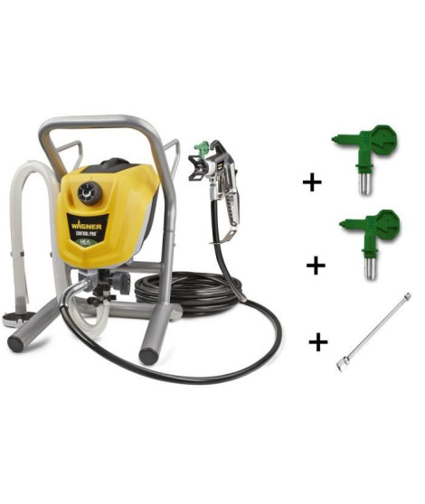 Occasion -Wagner Airless HEA Control Pro 250M Pistolet a peinture Airless + 2 buses + rallonge