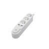 Occasion -CHACON Bloc multiprise avec interrupteur 3 prises 16 A et 2 sorties USB 2 A, câble 1,5 m blanc