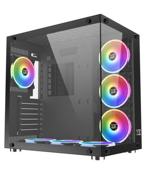 Occasion -XIGMATEK Aquarius Plus ARGB (Noir) - Boitier sans alimentation - Moyen tour - Format ATX