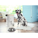 Occasion -CURVER Conteneur a croquettes 54 L / 20 kg - Dinner pets - Blanc - 49,3 x 27,8 x 60,5 cm - Pour chien