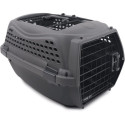 Occasion -Caisse de transport pour chat M.PETS ECO GIRO - Cage en plastique - Taille S - Gris