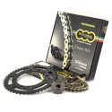 Occasion -Kit Chaine Origine Gilera 50 Rk-hak-Gsm 1998-2000 13x46 - 420 Sans Joints Toriques