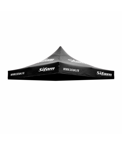 Toit pour tente barnum publicitaire 3 x 3 m noir  (Pour BARNUM22)